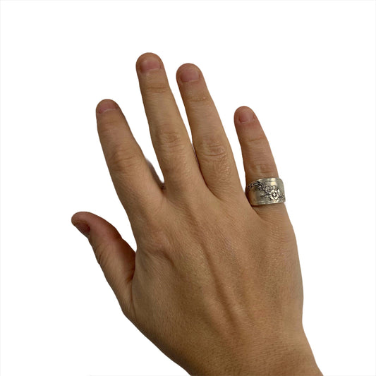 Anello mignolo forchetta Sheffield Inglese manico gioielli posata