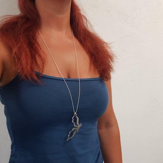 Collana Forchetta Farfalla gioielli posate