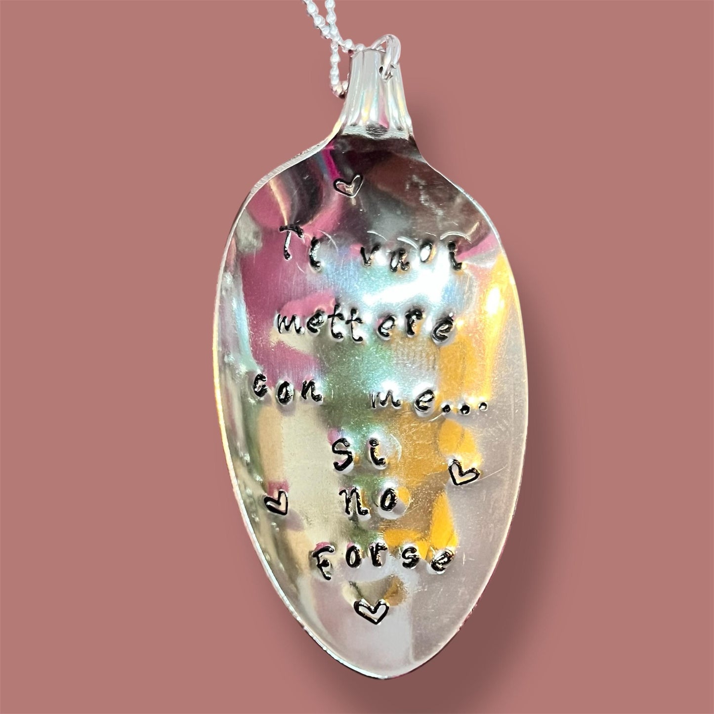 Collana Sheffield Inglese Cucchiaio Punzonato