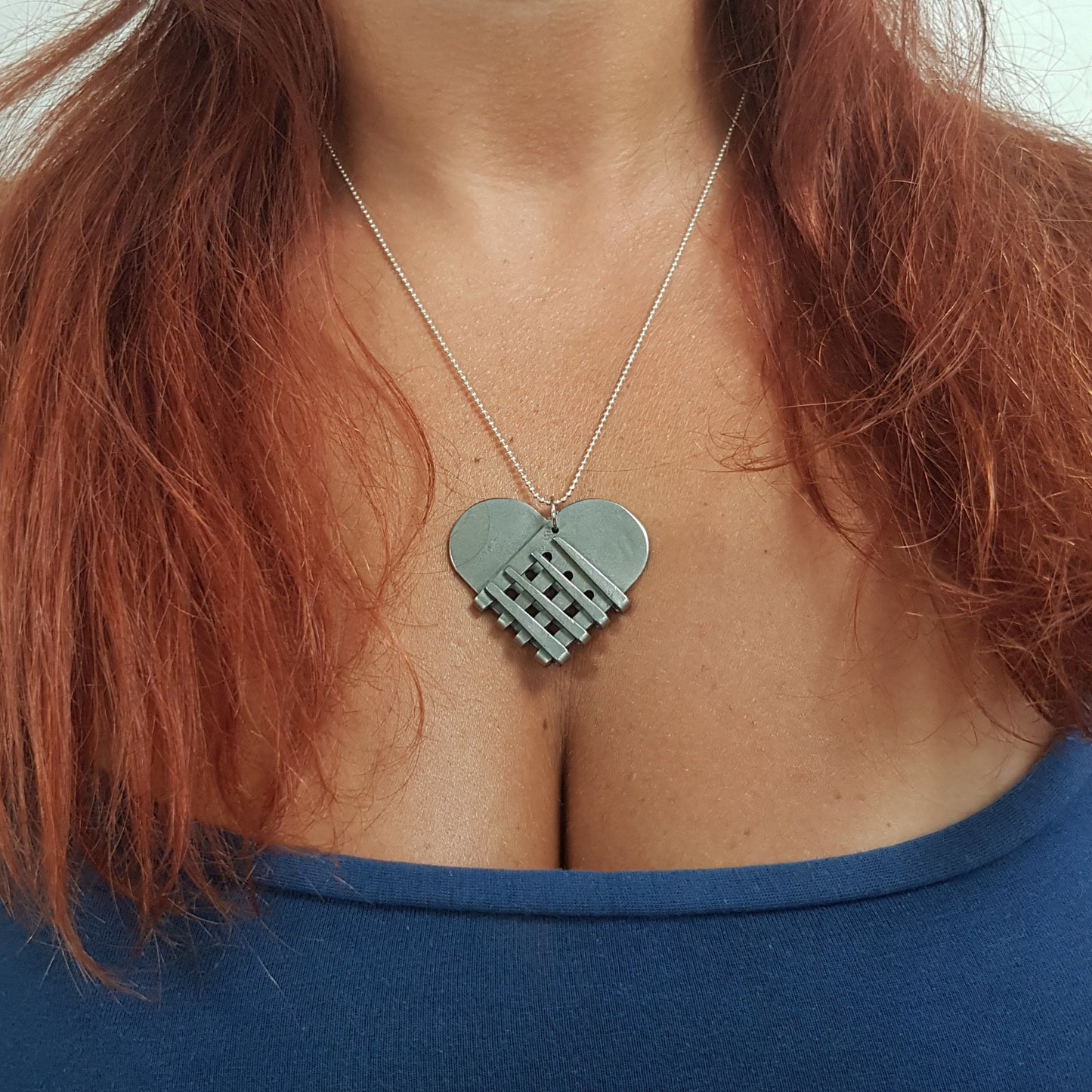 Collana Forchetta Cuore gioielli posate forchetta