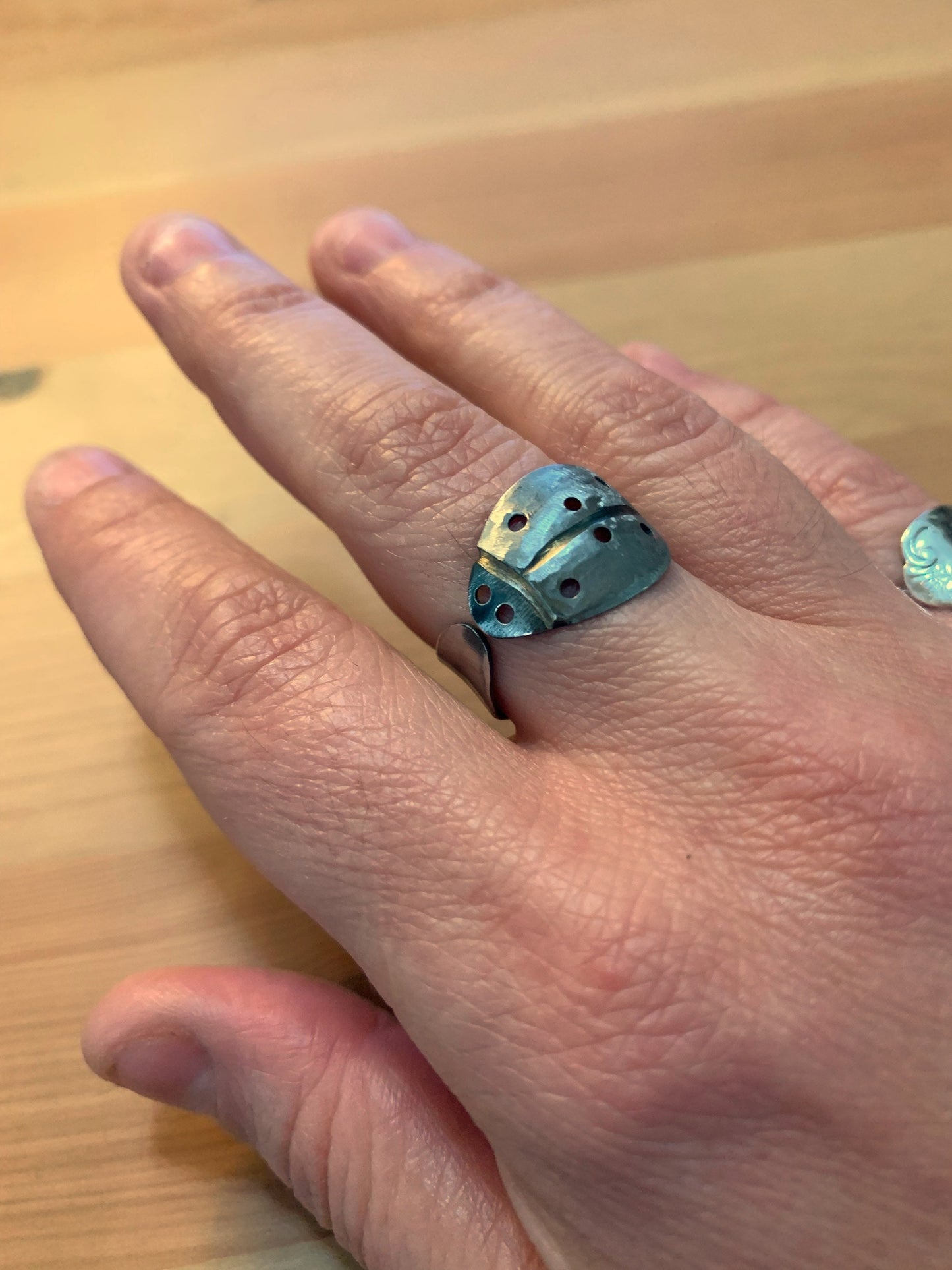 Anello Coccinella Cucchiaio Posate