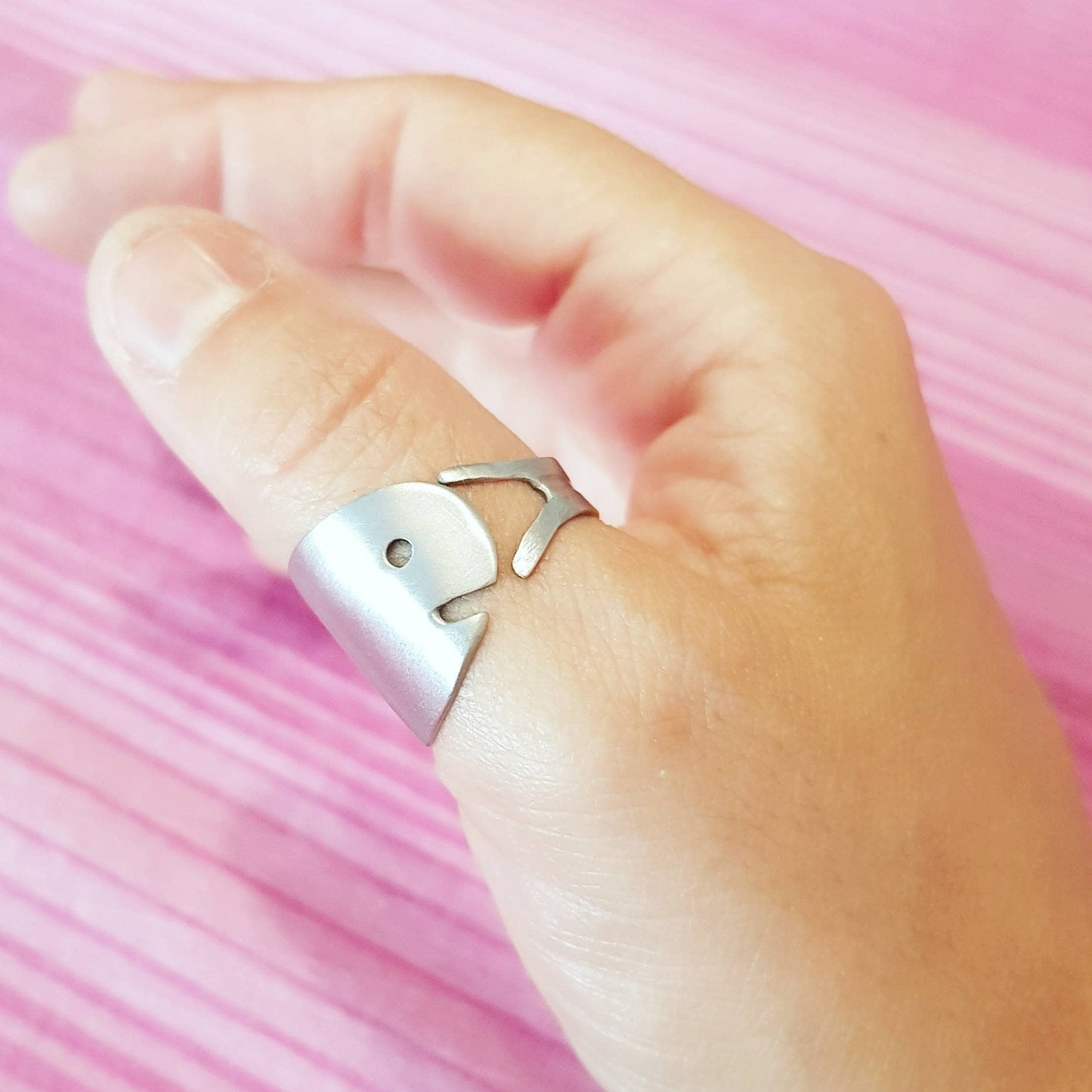 Anello Cucchiaio Pesce gioielli con posate