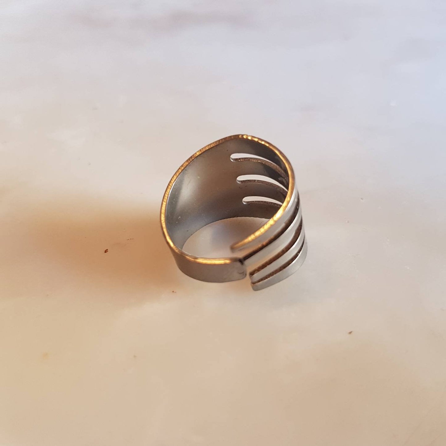 Anello Forchetta gioielli posate