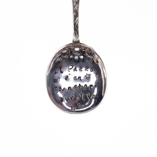 Collana Cucchiaio con Dedica argento posata