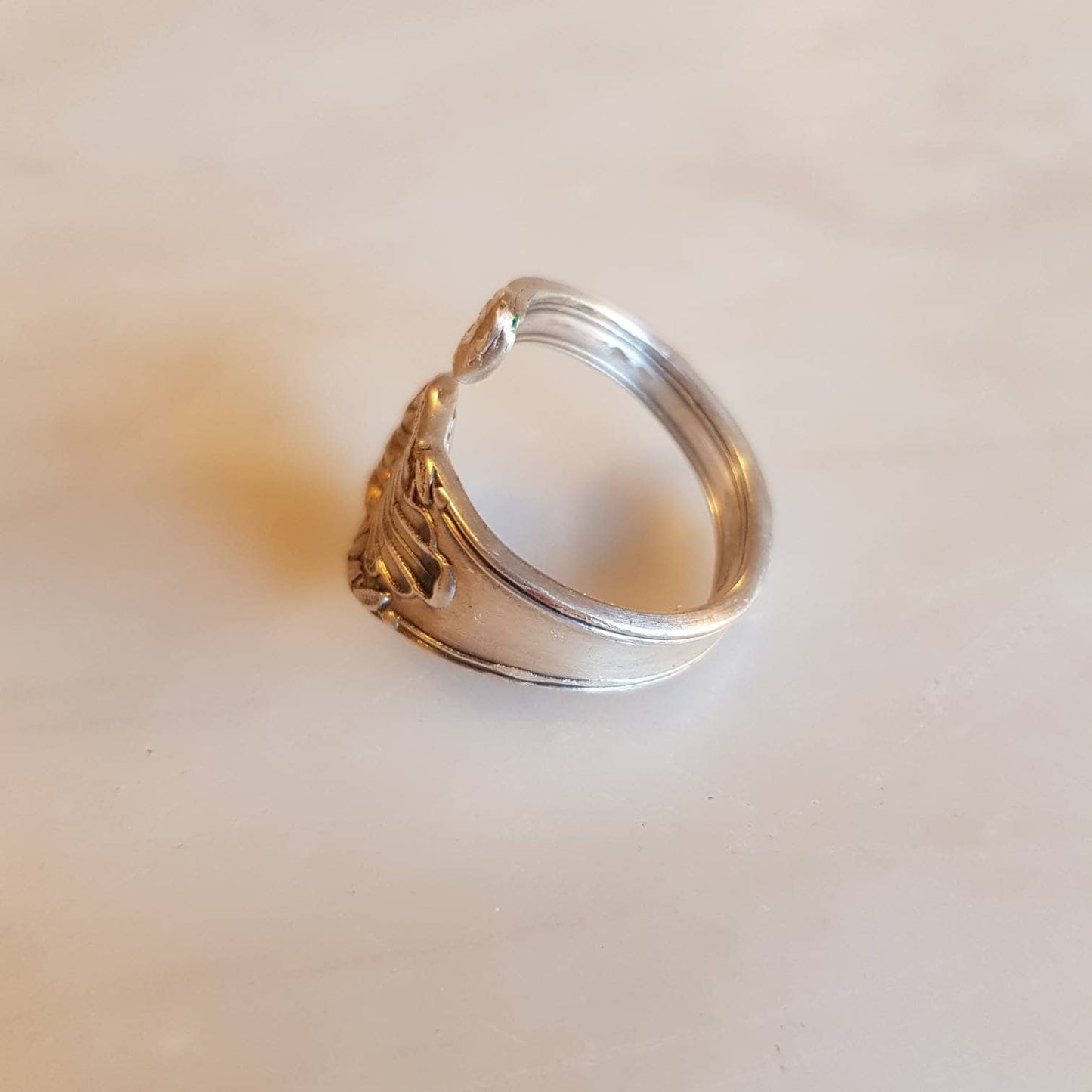 Anello Cucchiaio Argento manico gioielli posate