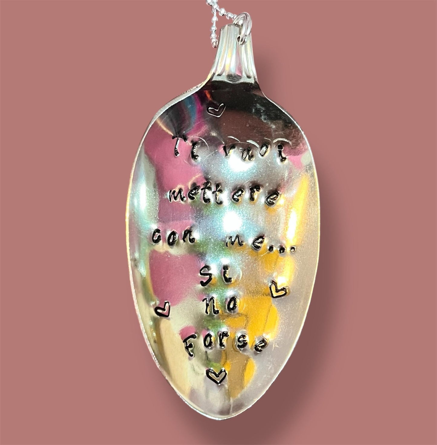 Collana Sheffield Inglese Cucchiaio Punzonato