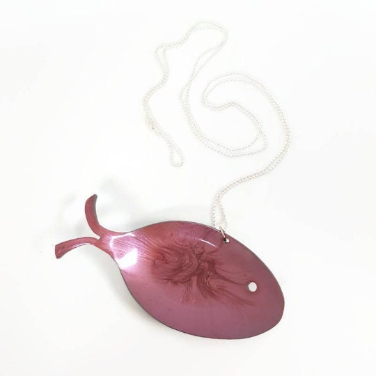 Collana Cucchiaio Pesce Rosso gioielli posate