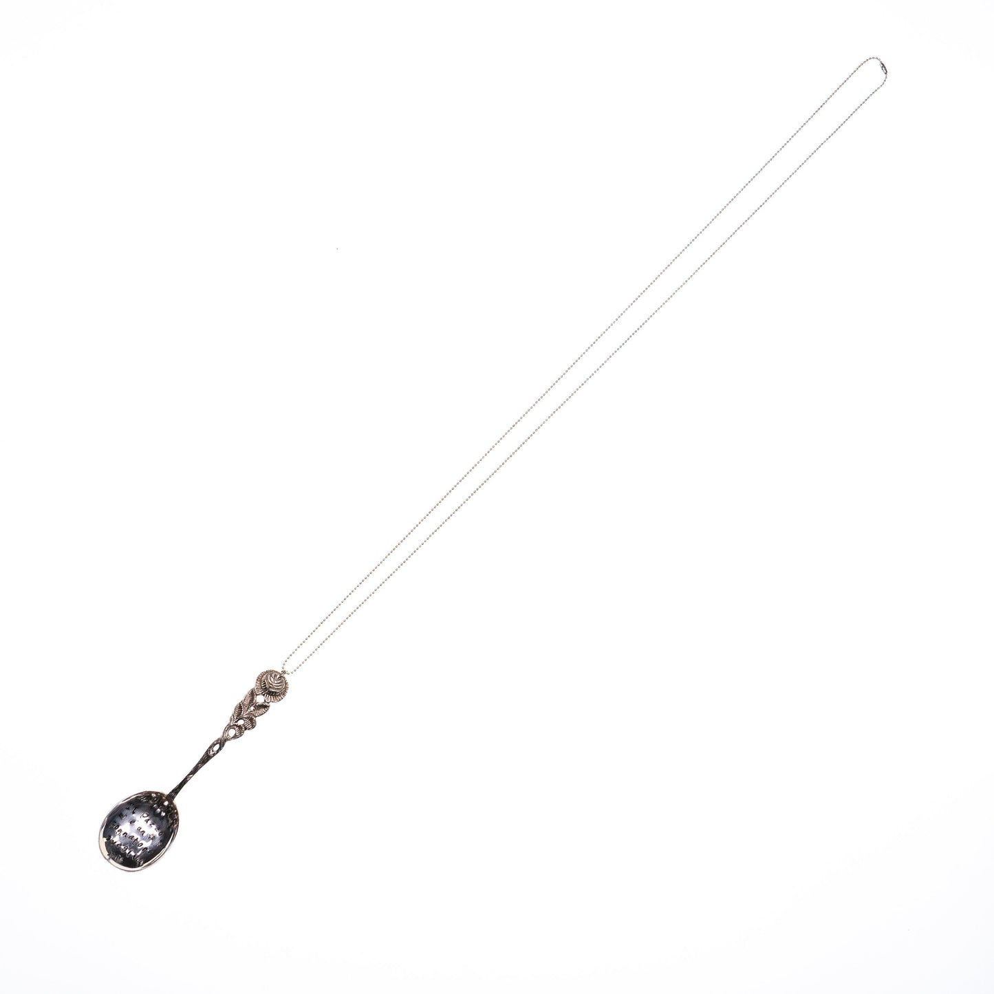 Collana Cucchiaio con Dedica argento posata
