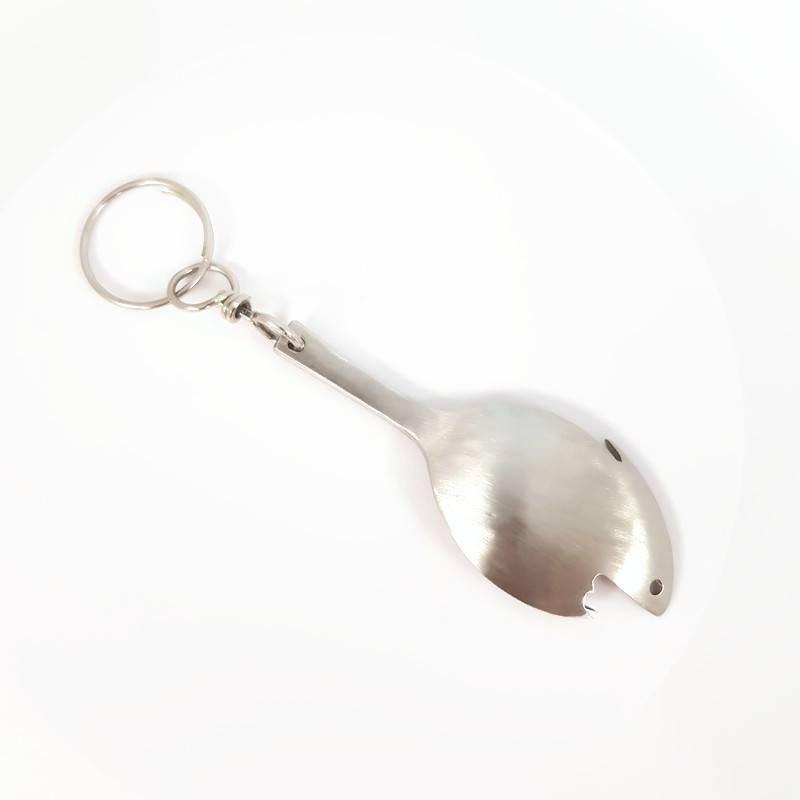 Collana Portachiavi cucchiaio squalo apribottiglie gioielli posate