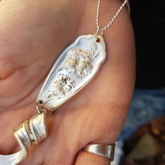 Collana Cucchiaio Pesce Sirena argento posata