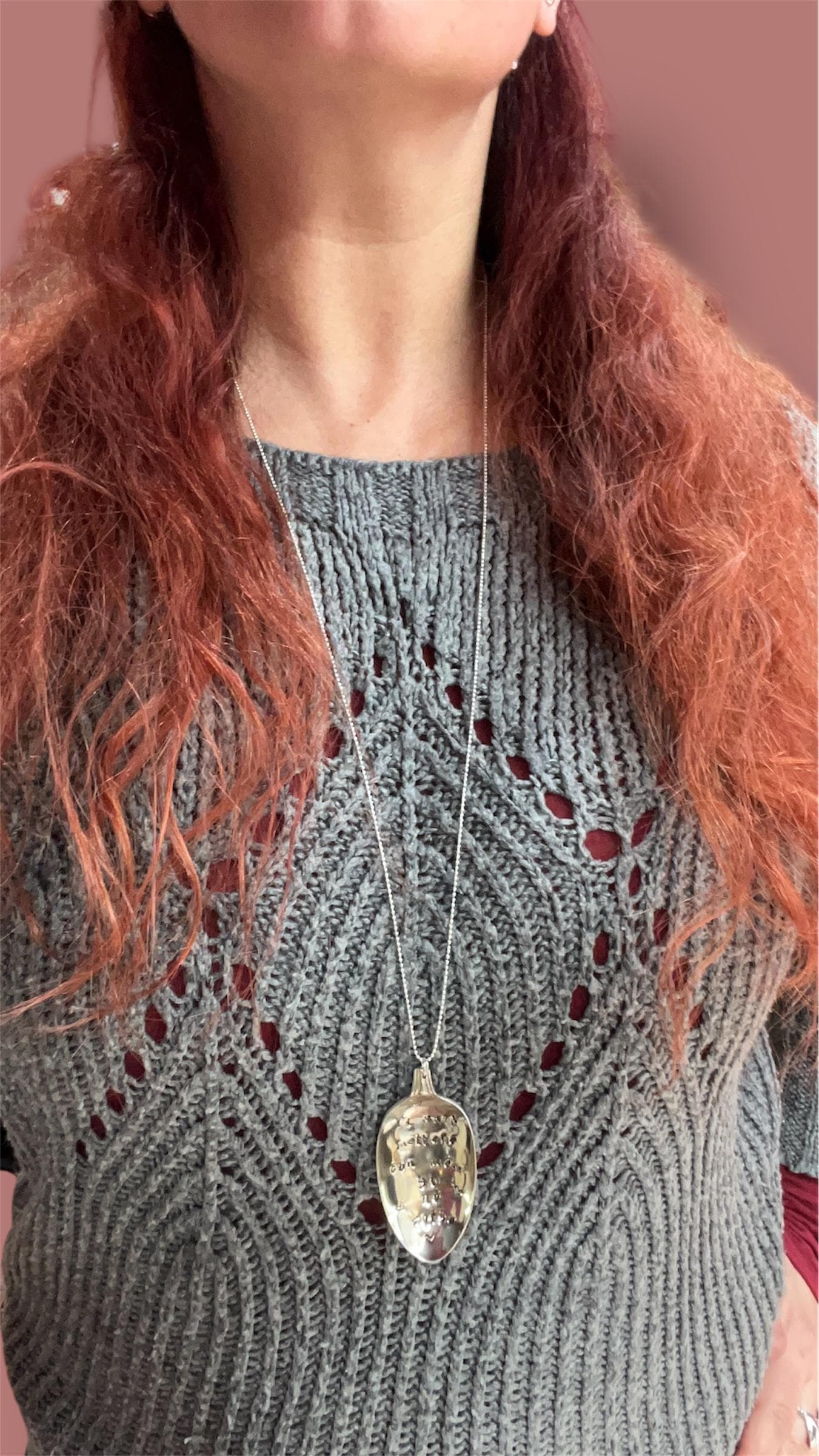 Collana Sheffield Inglese Cucchiaio Punzonato