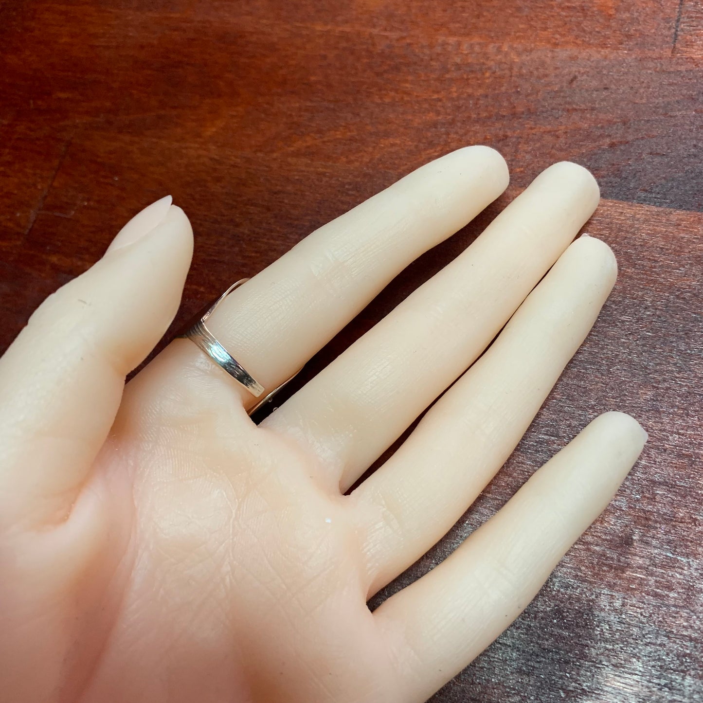 Anello Teschio Cucchiaio Argento 800