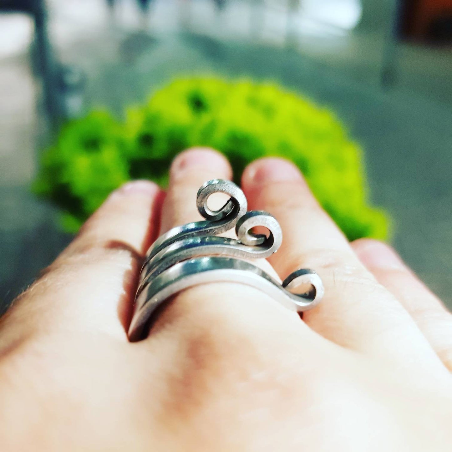 Anello Forchetta Ricci gioielli posate