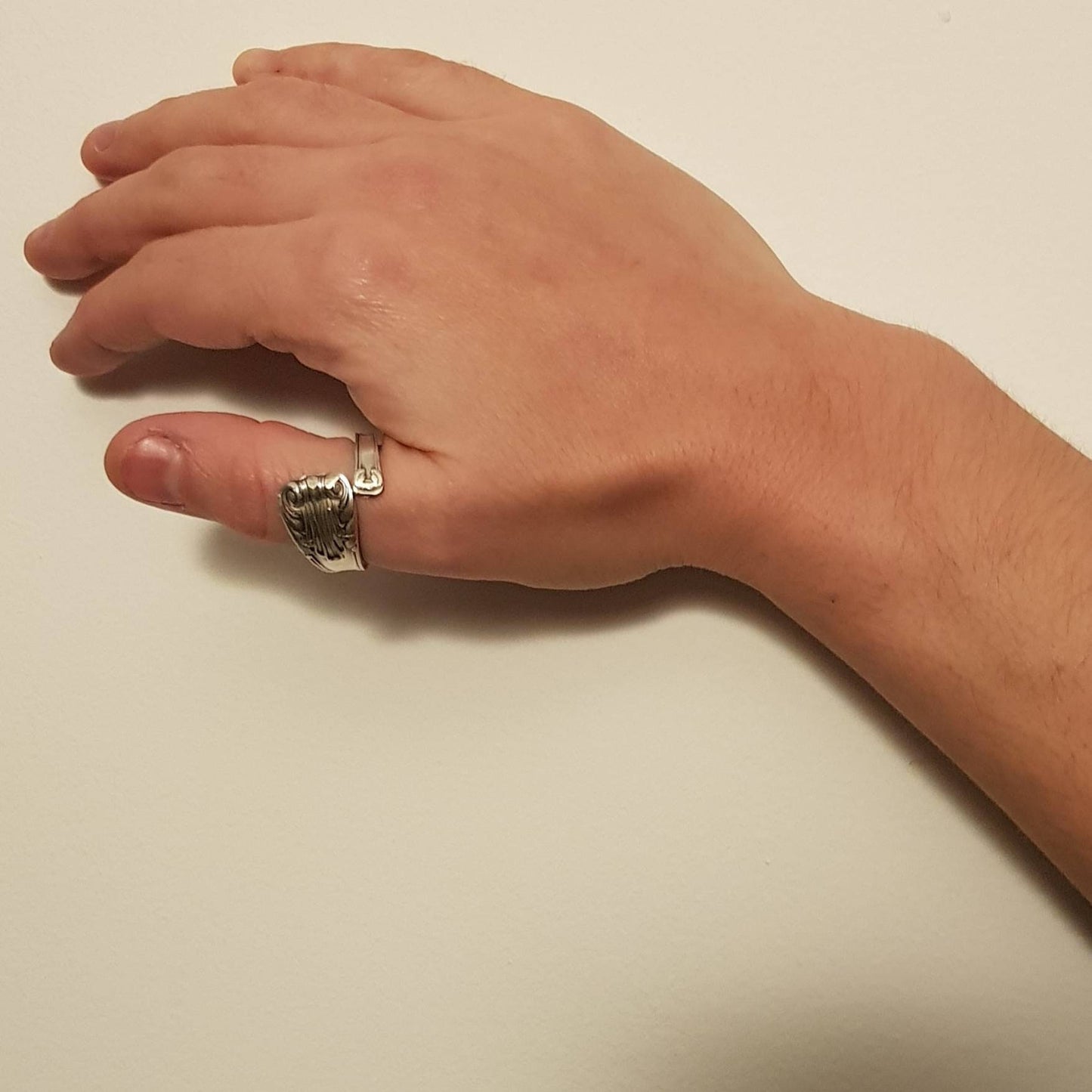 Anello Cucchiaio Argento manico gioielli posate